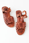 70s Rapallo Cutout Wood Sandals 8 1/2