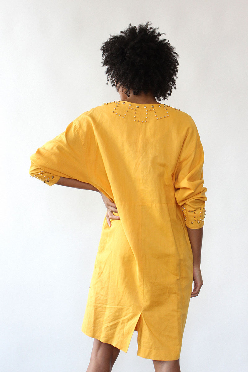 Marigold Studded Slouch Dress M