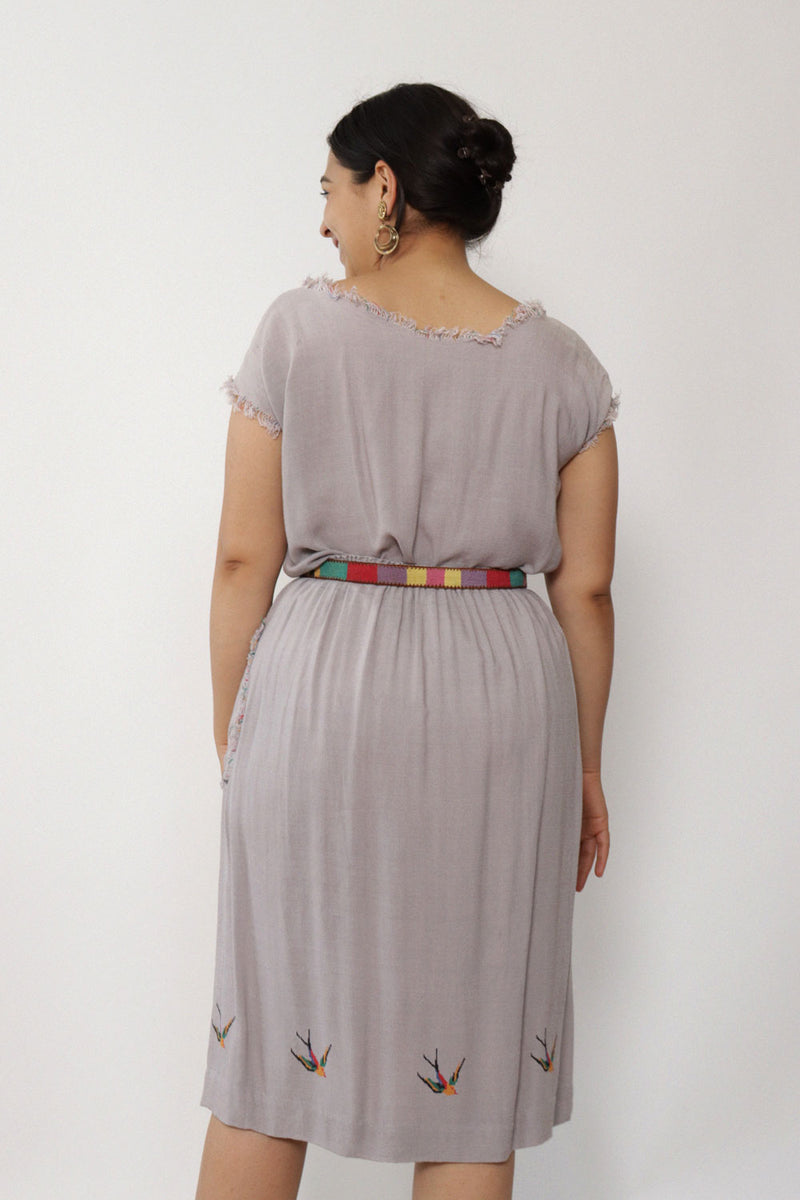 Soft Birds Skirt Set M/L