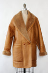 Honey Shearling Coat XS-S/M