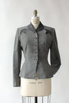1940s Slate Wool Blazer S-S/M