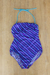 Seaside Striped Swimsuit M
