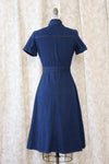 Dark Denim 70s Shirtdress S