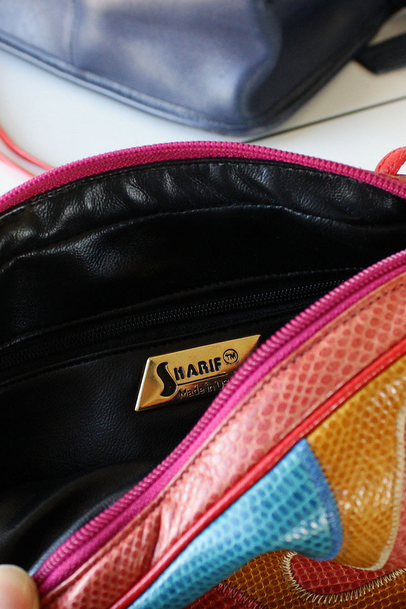 Sharif Purple Tassel Crossbody