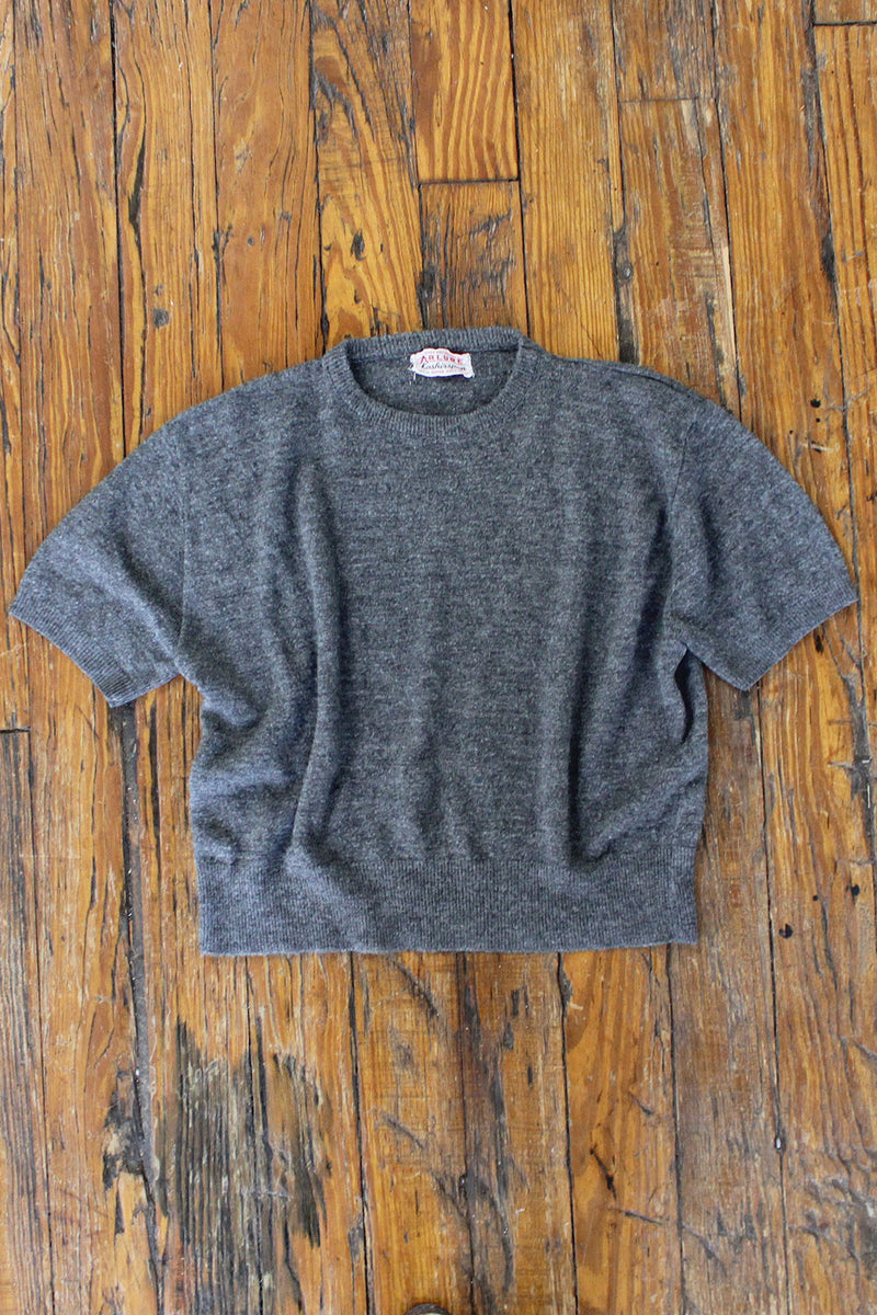 Charcoal 60s Sweater Tee S/M