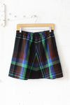 Gina Plaid Mini Skirt M