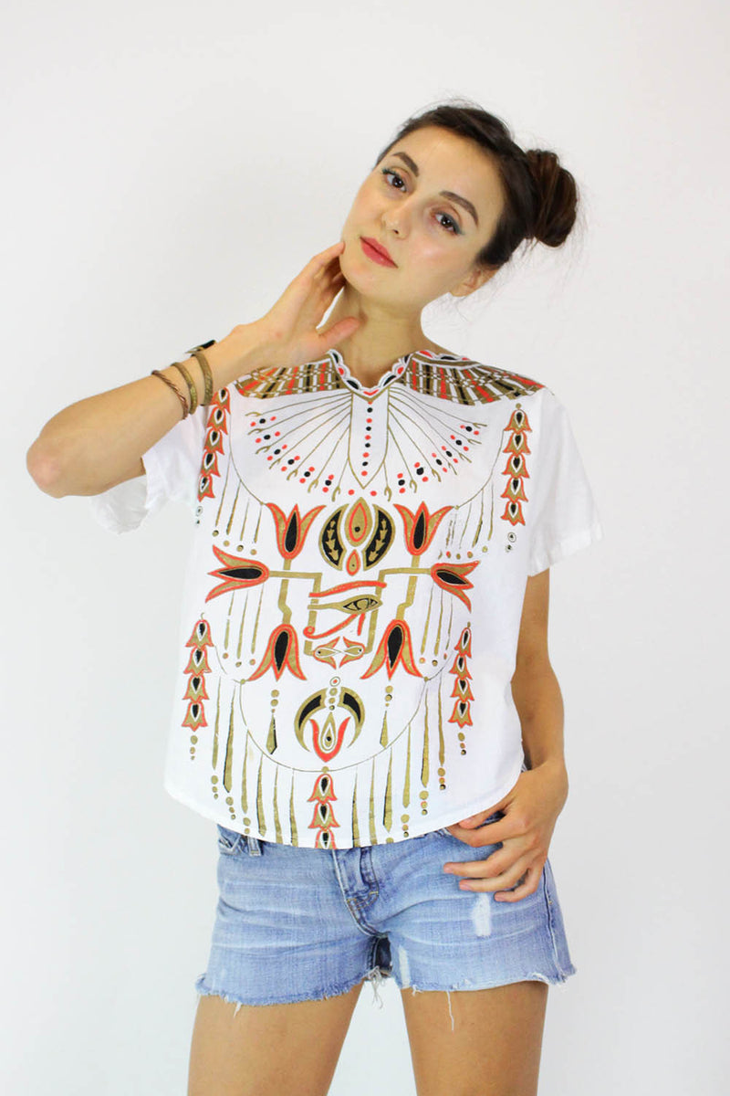 Egyptian Graphic Blouse S
