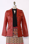 Cabarnet Belted Leather Jacket XS/S