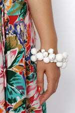 Napier Chunky White Beaded Bracelet