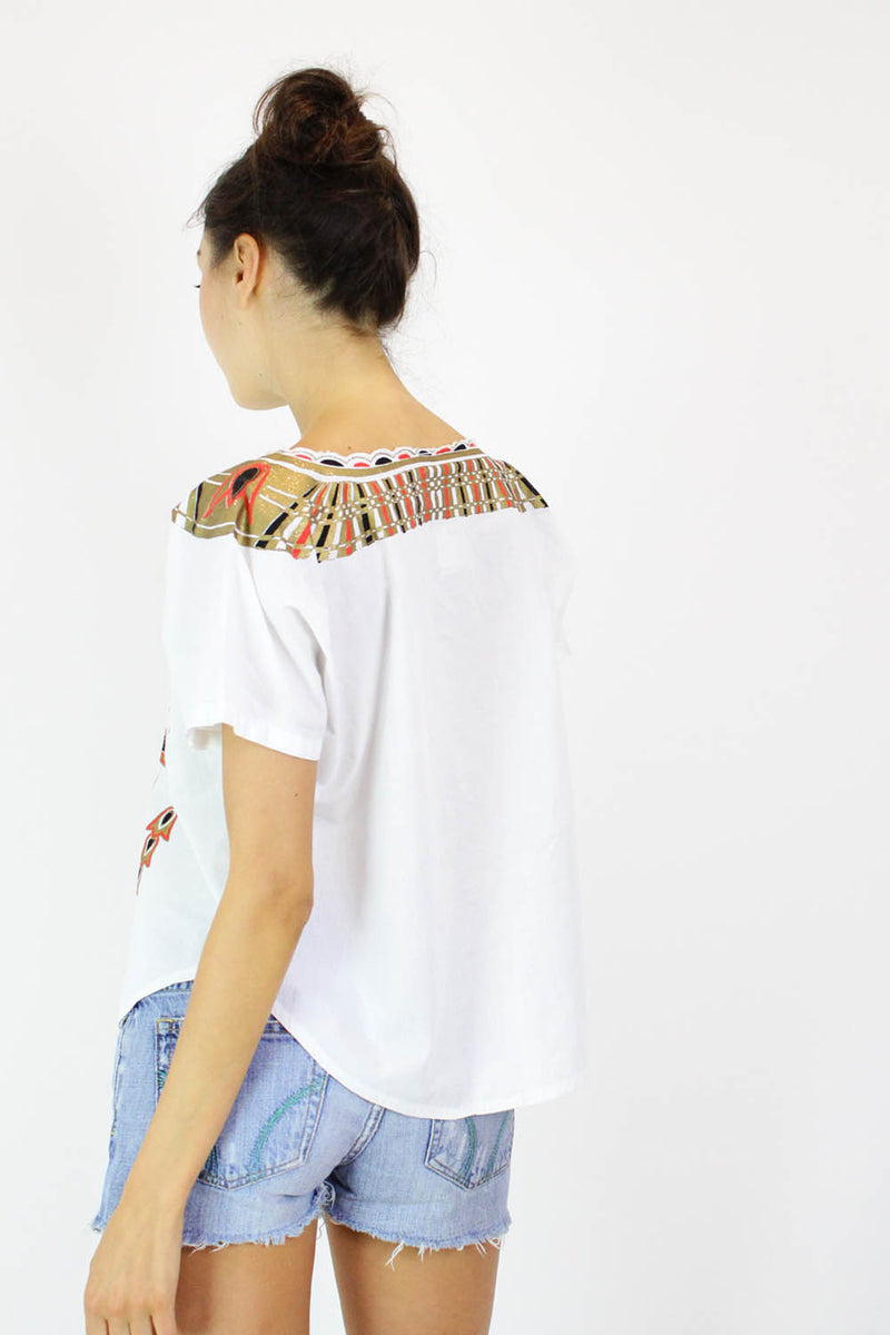 Egyptian Graphic Blouse S