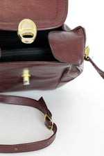 Cordovan Leather Crossbody Bag