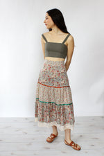 Wildflower Tiered Skirt S/M