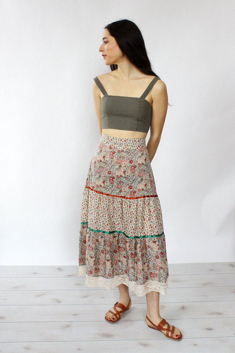 Wildflower Tiered Skirt S/M