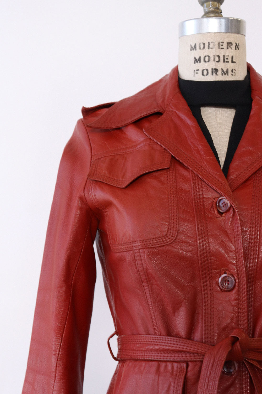 Cabarnet Belted Leather Jacket XS/S