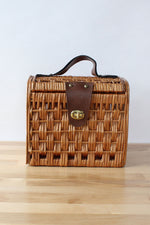 Wicker Basket Box Bag
