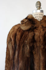 Muskrat Fur Cape S/M
