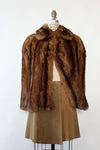 Muskrat Fur Cape S/M