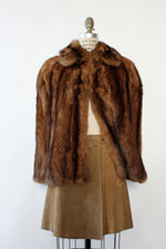 Muskrat Fur Cape S/M