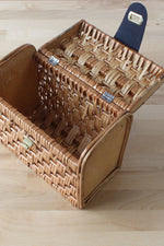 Wicker Basket Box Bag