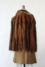 Muskrat Fur Cape S/M