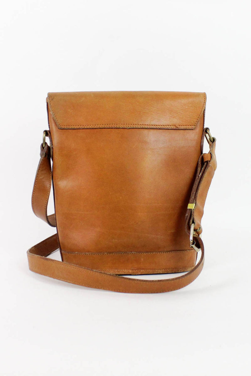 chestnut leather bag