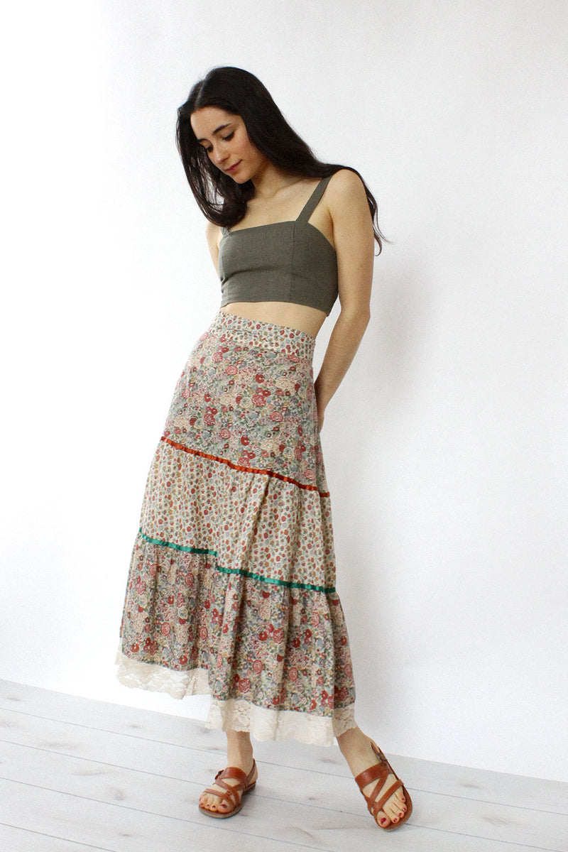 Wildflower Tiered Skirt S/M
