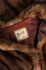 Muskrat Fur Cape S/M