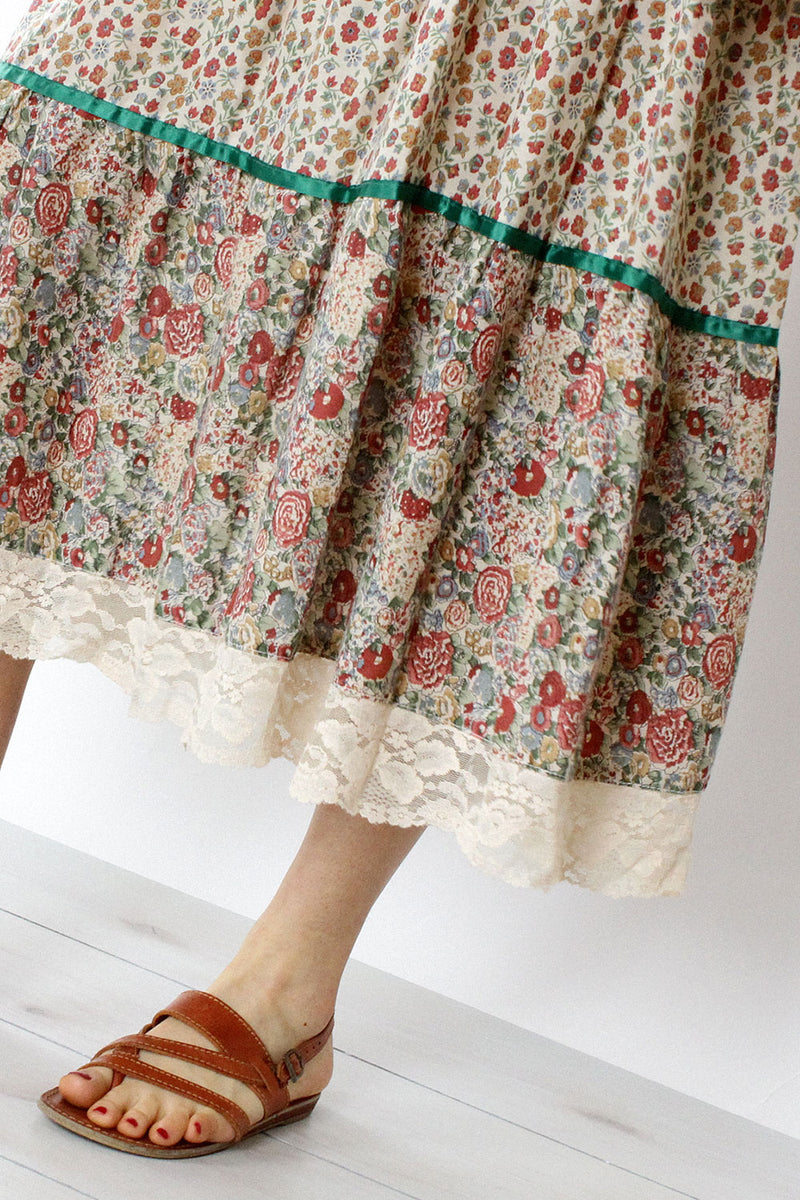 Wildflower Tiered Skirt S/M
