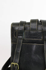 Mini Convertible Leather Backpack