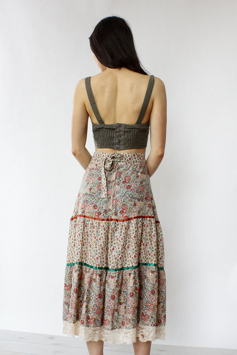 Wildflower Tiered Skirt S/M