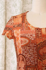 Persian Print Maxi Dress XS/S