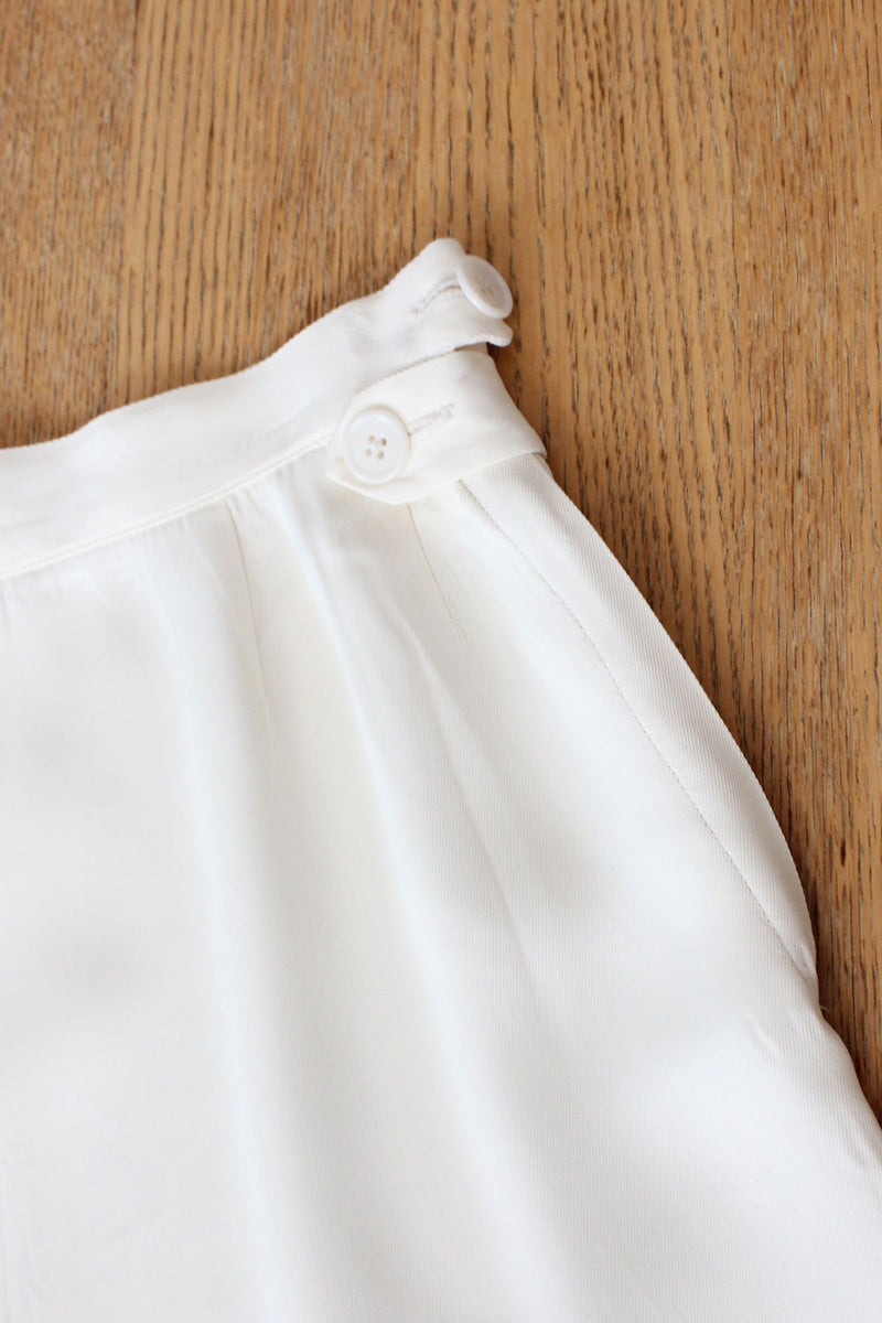 Evan Picone Ivory Twill Shorts XS
