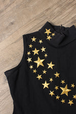 Gold Star Mockneck Bodysuit S/M