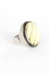 Sterling & Ivory Ring (Large)