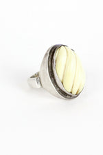 Sterling & Ivory Ring (Large)