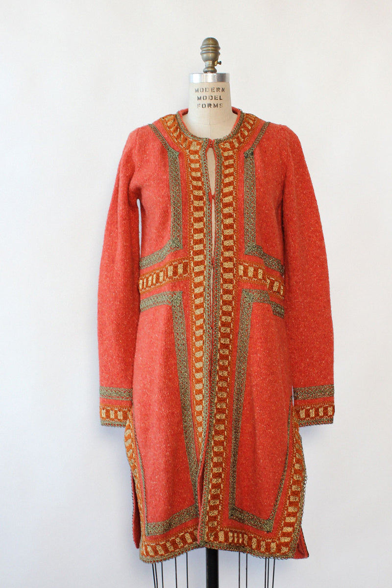 Coviello Saffron Gold Sweater Jacket S/M