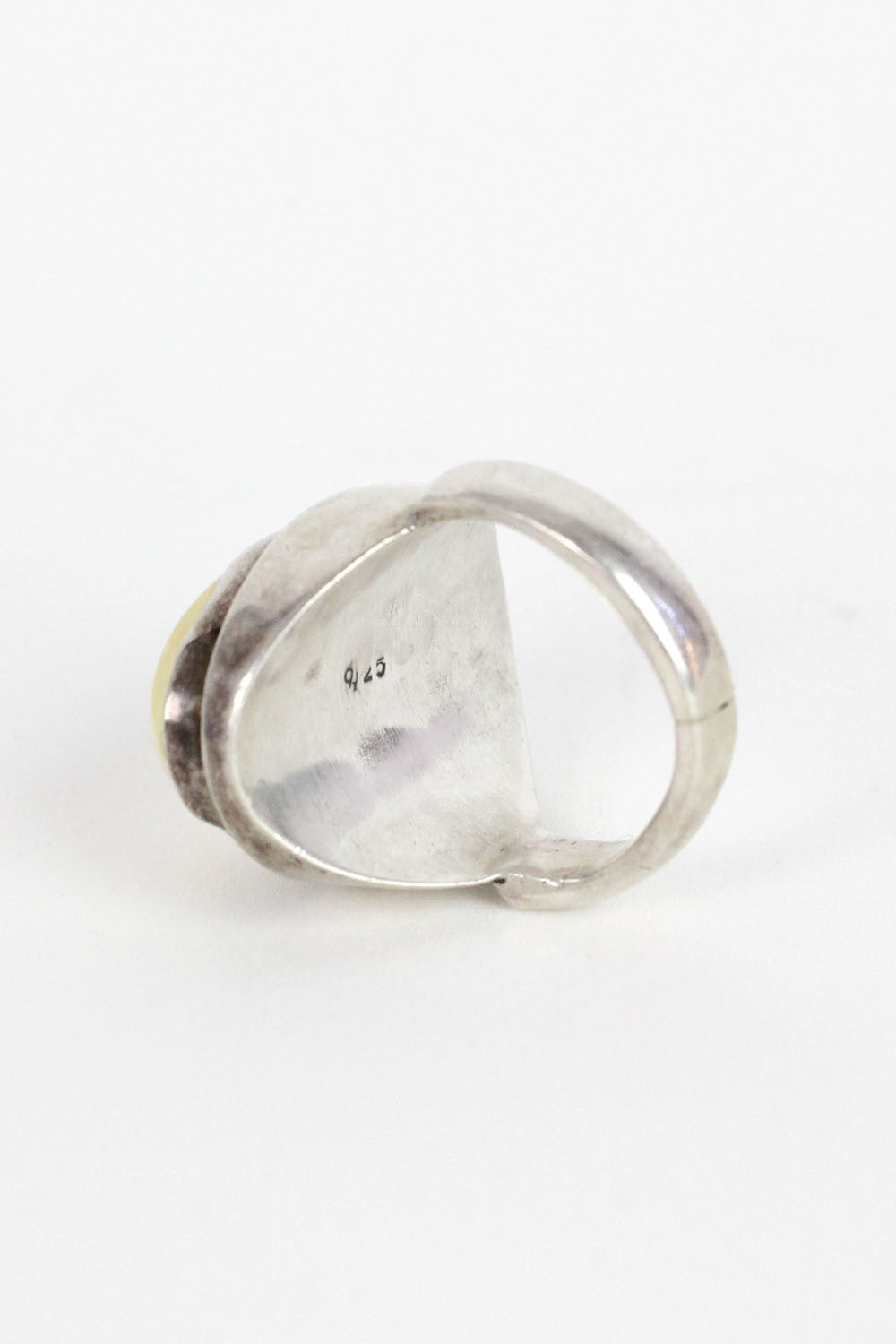 Vintage Ivory Sterling Ring – OMNIA