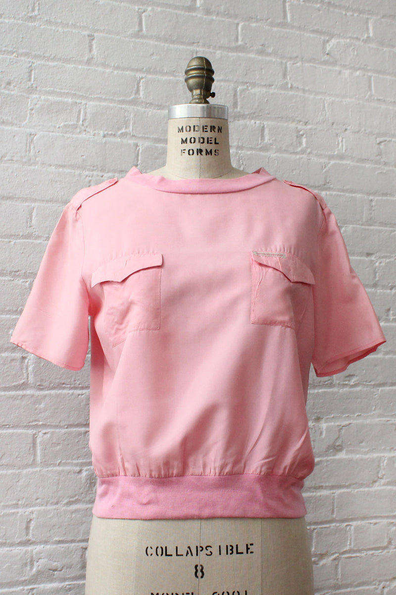 Vanderbilt Pink Silk Sport Tee M/L