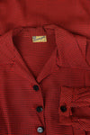 Vermilion Checkered '40s Dress L