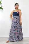 Nicky Patterned Wrap Maxi L/XL