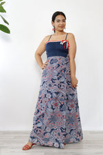Nicky Patterned Wrap Maxi L/XL