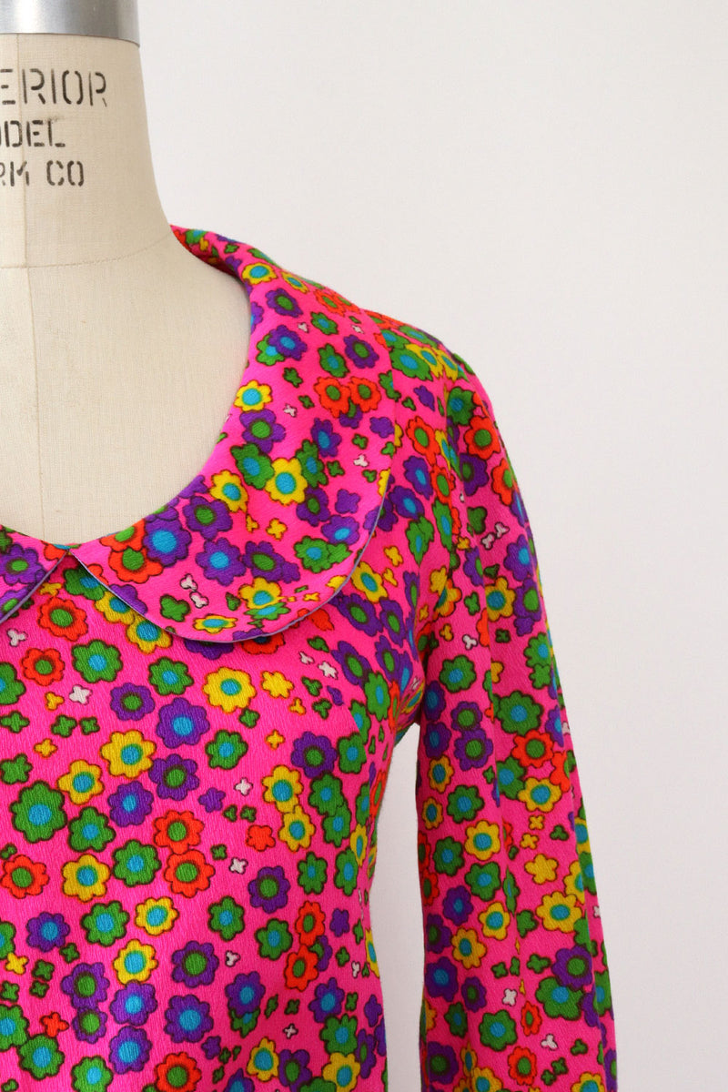 Flower Power Collared Mini Dress XS/S