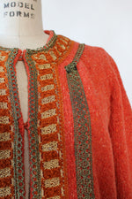 Coviello Saffron Gold Sweater Jacket S/M