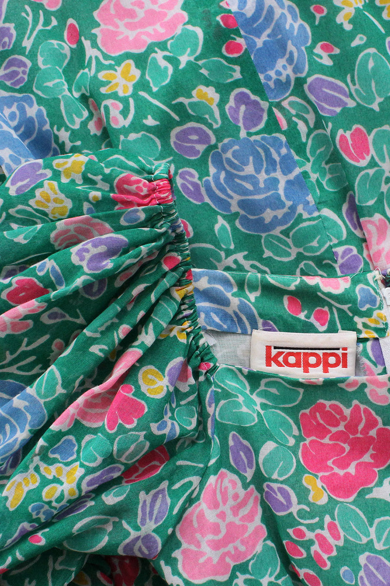 Kappi Floral Puff Dress S