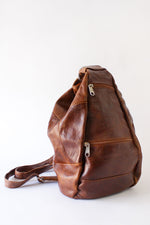 Brown Bucket Backpack