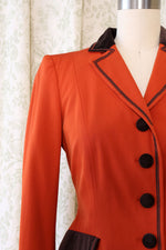 Moschino Velvet Trim Blazer XS