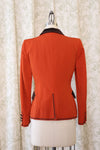 Moschino Velvet Trim Blazer XS