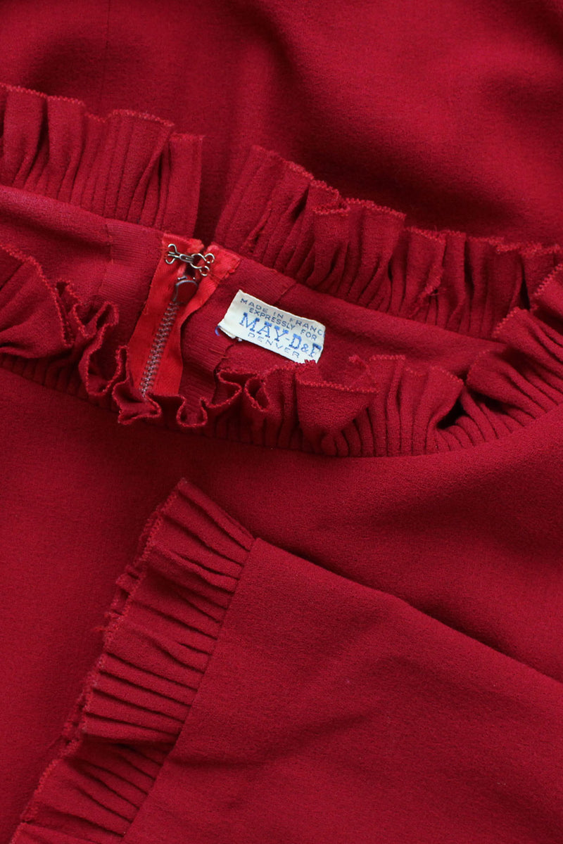 May Ruby Frill Dress XS