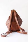 Brown Bucket Backpack