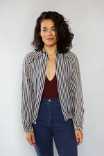 Paperthin Silk Stripe Jacket S/M